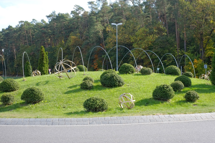 Kreisverkehr am Gewerbepark 2018